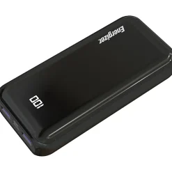 Energizer 20,000mAh Ultimate Power Bank, Black, UE20011PQ