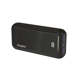 Energizer 20,000mAh Ultimate Power Bank, Black, UE20011PQ