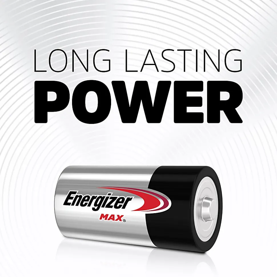 Energizer MAX C Batteries (4 Pack), C Cell Alkaline Batteries
