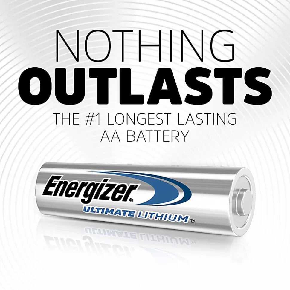 Energizer Ultimate Lithium AA Batteries (8 Pack), 1.5V Lithium Double A Batteries