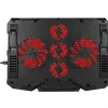 Enhance Cryogen 2 Laptop Cooling Pad (Red) - Upto 17" Screen Size Notebook, Gaming Console Support - 5 Fan(s) - 523.6 gal/min - Red