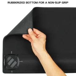 ENHANCE - Keyboard and mouse pad with wrist pillow - black