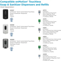 enMotion® by GP PRO Gen2 Moisturizing Antimicrobial Foam Soap Dispenser Refill, Tranquil Aloe®, 1,200 mL (40.58 Oz), Case Of 2