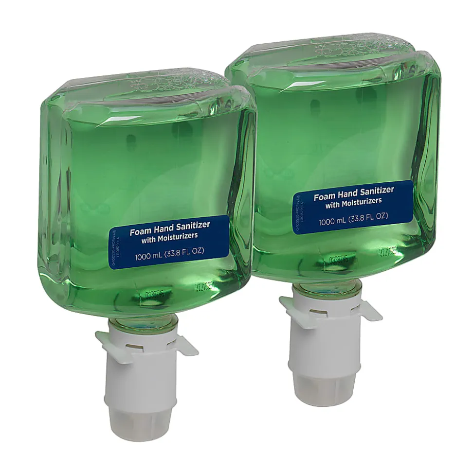 enMotion® Gen2 Moisturizing Foam Hand Sanitizer Refills for Automated Dispensers, E-3 Rated, 1000 mL (33.81 Oz), 2 Bottles Per Case