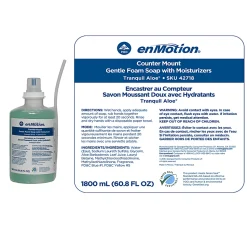 enMotion® Moisturizing Foam Hand Soap, Tranquil Aloe® Scent, 60.86 Oz, Carton Of 2 Bottles