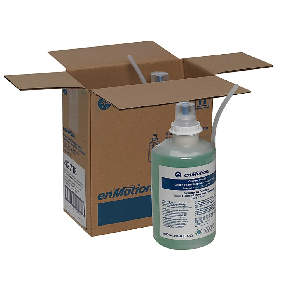 enMotion® Moisturizing Foam Hand Soap, Tranquil Aloe® Scent, 60.86 Oz, Carton Of 2 Bottles