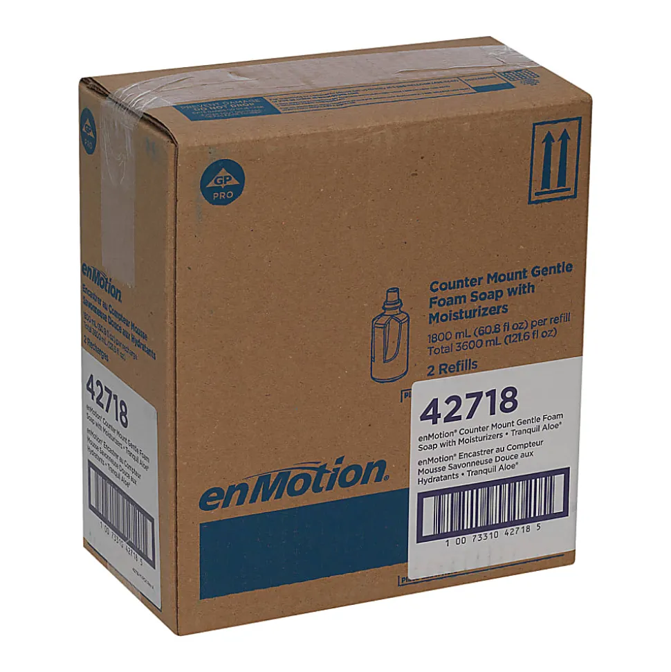 enMotion® Moisturizing Foam Hand Soap, Tranquil Aloe® Scent, 60.86 Oz, Carton Of 2 Bottles
