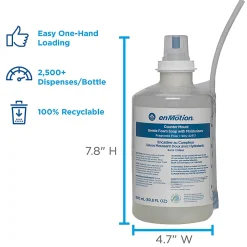 enMotion® Moisturizing Foam Hand Soap, Unscented, 60.8 Oz, Carton Of 2 Bottles