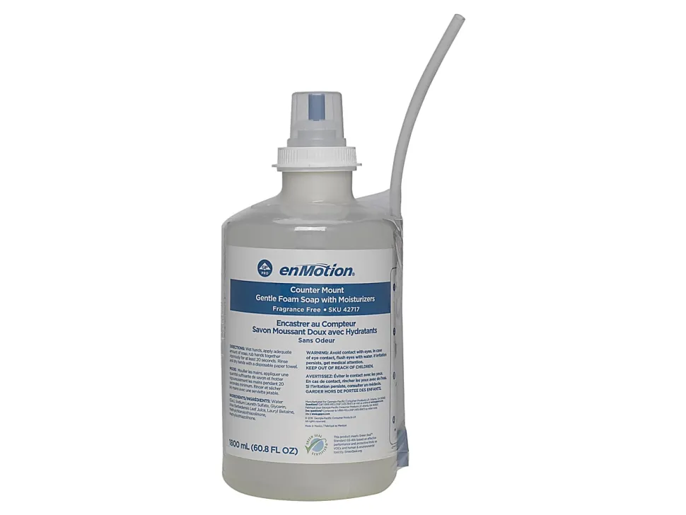enMotion® Moisturizing Foam Hand Soap, Unscented, 60.8 Oz, Carton Of 2 Bottles