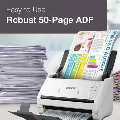 Epson DS-530 II Large Format ADF Scanner, 600 dpi Optical, B11B261202