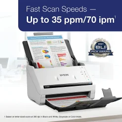 Epson DS-530 II Large Format ADF Scanner, 600 dpi Optical, B11B261202