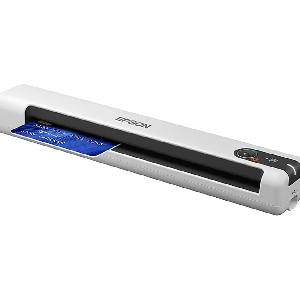 Epson® DS-70 Portable Document Scanner, 1.3"H x 10.7"W x 1.9"D, B11B252202