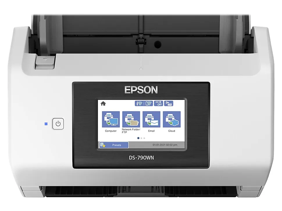 Epson DS-790WN Cordless Large Format ADF Scanner - 600 dpi Optical - 32-bit Color - 24-bit Grayscale - B11B265201