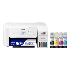 Epson® EcoTank ET-2800 All-in-One Supertank Color Printer, White