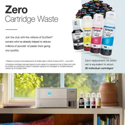 Epson EcoTank ET-2980 Wireless All-in-One Color Supertank Printer, White