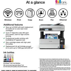 Epson® EcoTank® Pro ET-5170 C11CJ88201 InkJet All-In-One SuperTank Color Printer