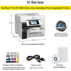 Epson® EcoTank® Pro ET-5800 Wireless Inkjet All-In-One Color Printer