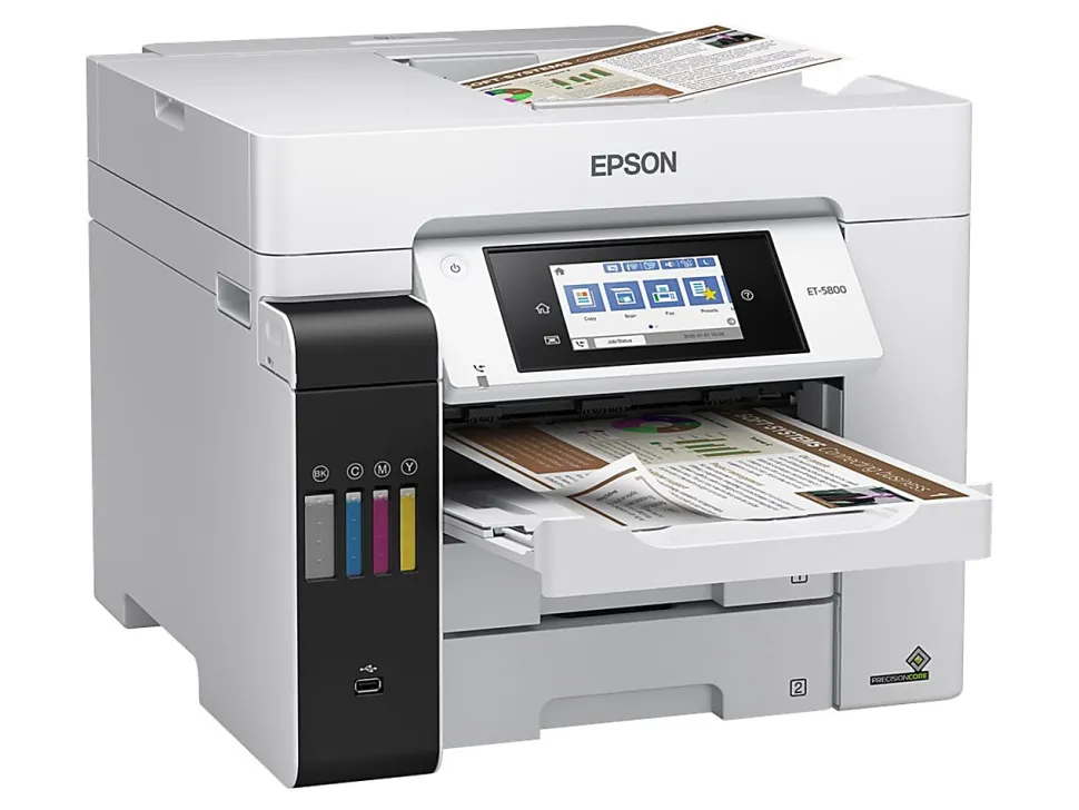 Epson® EcoTank® Pro ET-5800 Wireless Inkjet All-In-One Color Printer