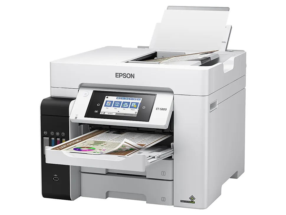 Epson® EcoTank® Pro ET-5800 Wireless Inkjet All-In-One Color Printer