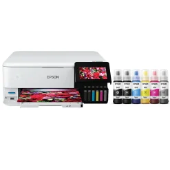 Epson® ET-8500 Wireless All-In-One Color Inkjet Printer