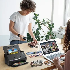Epson® FastFoto® FF-680W High-Speed Wireless Desktop Photo Scanner