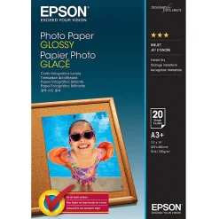 Epson® Glossy Photo Paper, 13" x 19", Pack Of 20 Sheets