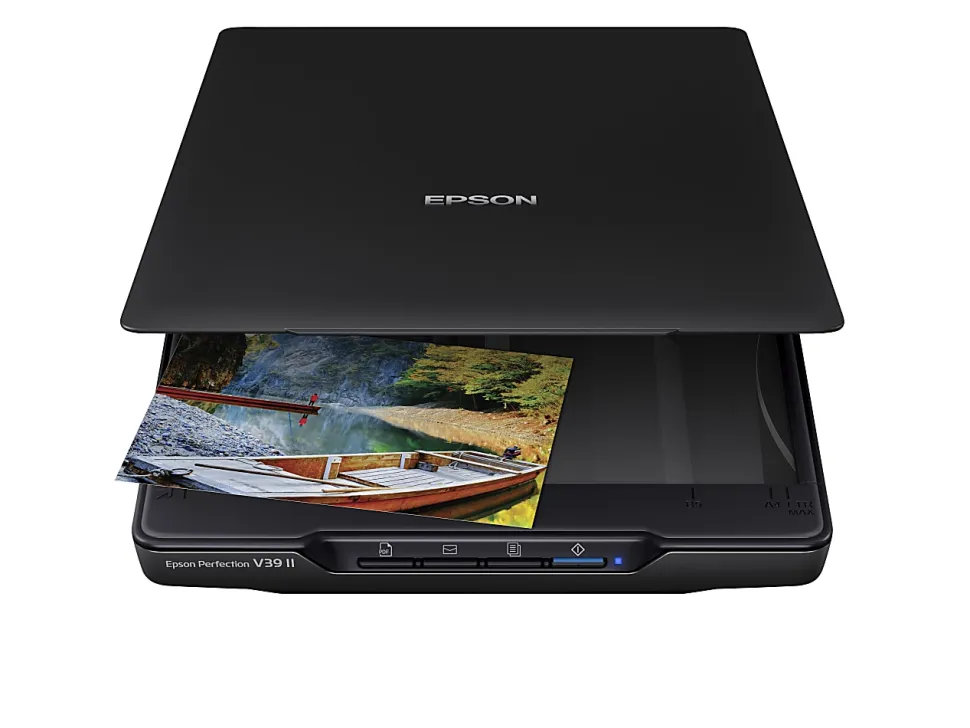 Epson® Perfection V39 II Color Photo And Document Flatbed Scanner, Black, B11B268201