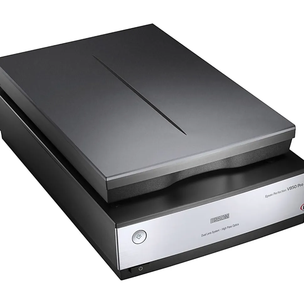 Epson Perfection V850 Pro Flatbed Scanner - 6400 dpi Optical - 48-bit Color - 16-bit Grayscale - Desktop - USB