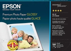 Epson® Premium Glossy Photo Paper, 4