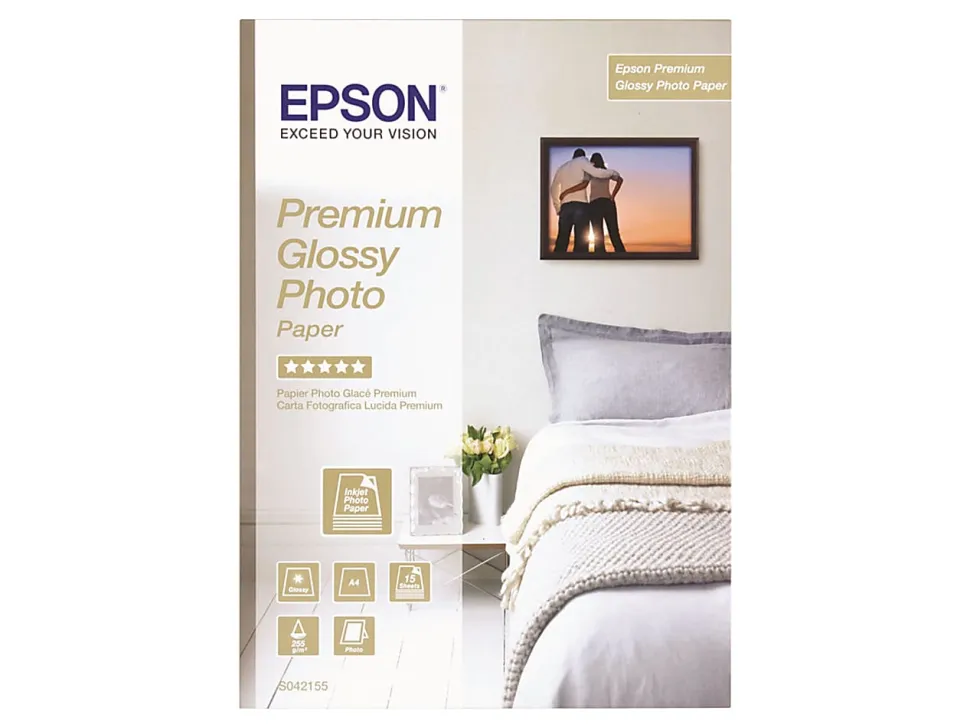 Epson® Premium Glossy Photo Paper, 13" x 19", Pack Of 20 Sheets