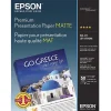 Epson® Premium Presentation Inkjet Paper, 1 Ream, Matte, White, Legal Size (11" x 14"), Ream Of 50 Sheets, 44 Lb, 97 Brightness