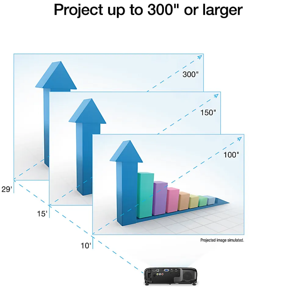 Epson® Pro EX9240 1080p FHD 3LCD Wireless Projector With Miracast, V11H978020