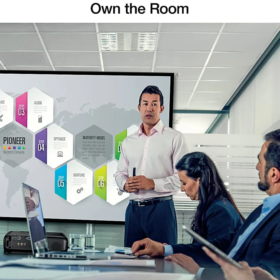 Epson® Pro EX9240 1080p FHD 3LCD Wireless Projector With Miracast, V11H978020