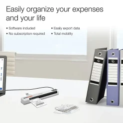 Epson® RapidReceipt™ Mobile Receipt And Color Document Scanner, RR-60