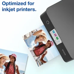 EpsonĀ® Ultra Premium Glossy Photo Paper, Letter Size (8 1/2" x 11"), 79 Lb, Pack Of 50 Sheets, #S042175
