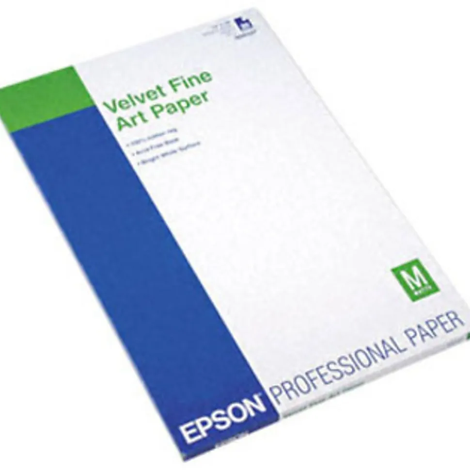 Epson® Velvet Fine Art Paper, 13" x 19", White