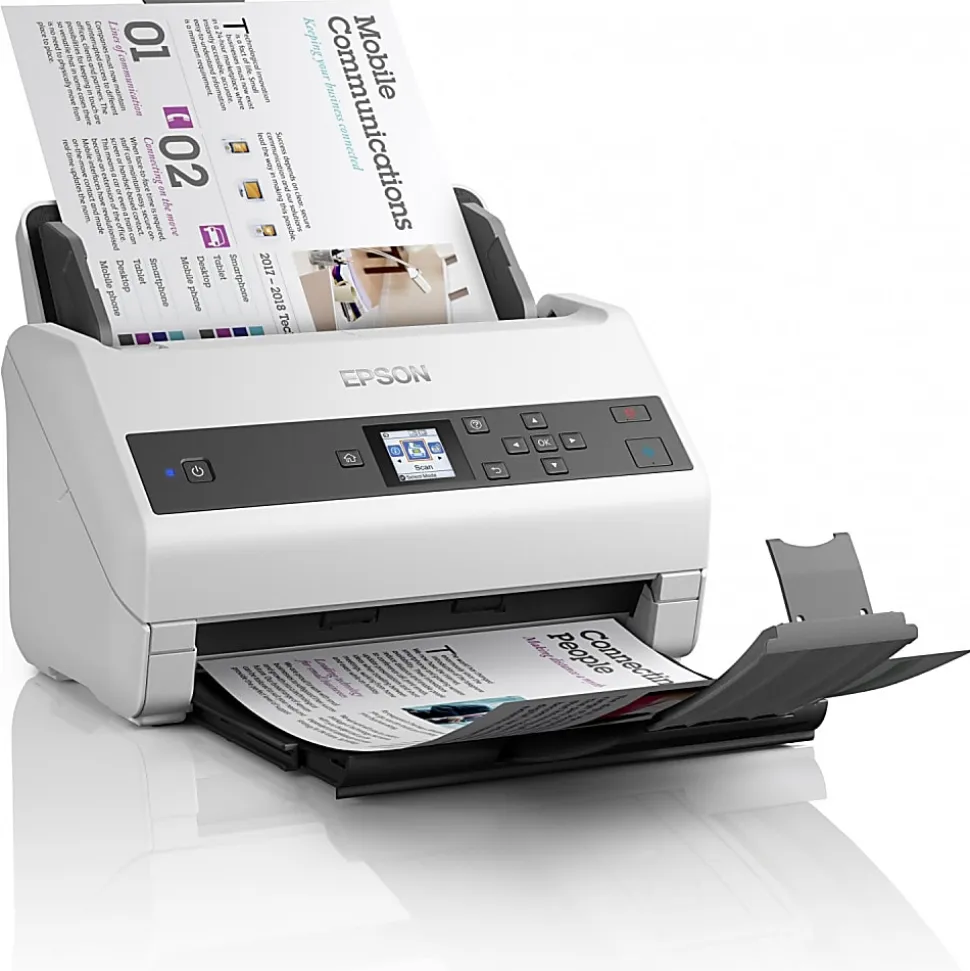 Epson® WorkForce DS-870 Color Duplex Work Group Document Scanner, 8.5"H x 11.6"W x 8.3"D, B11B250201