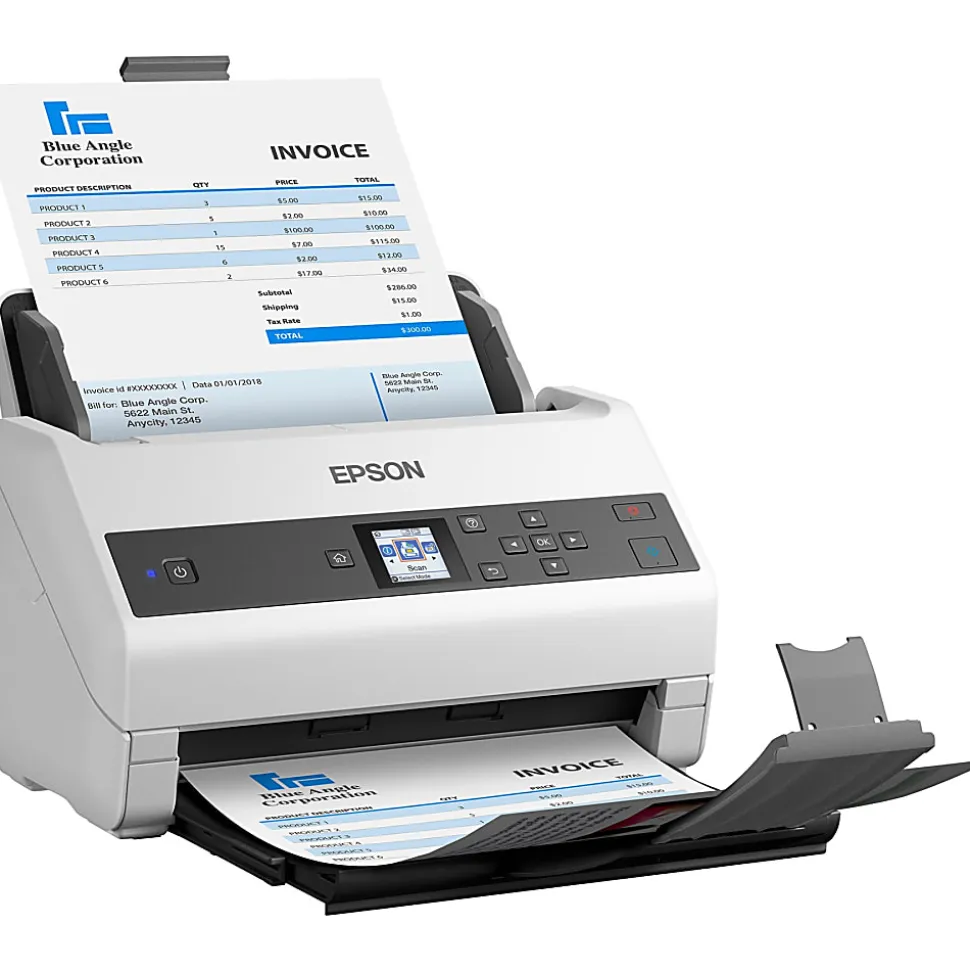 Epson WorkForce DS-970 Sheetfed Scanner, 600 dpi Optical, B11B251201