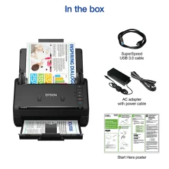Epson® WorkForce® ES-400 II Duplex Desktop Color Document Scanner with Auto Document Feeder