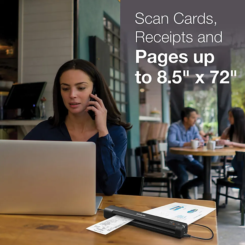 Epson® WorkForce® ES-50 Portable Color Document Scanner