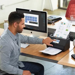 Epson® WorkForce® ES-580W Wireless Duplex Touchscreen Desktop Color Document Scanner with Auto Document Feeder