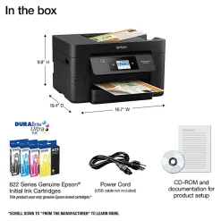 Epson® WorkForce® Pro WF-3820 Wireless Inkjet All-In-One Color Printer