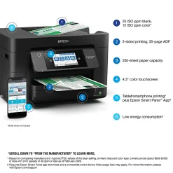 Epson® WorkForce® Pro WF-4820 Wireless Inkjet All-In-One Color Printer