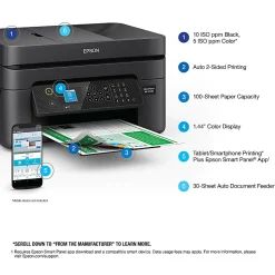 Epson® WorkForce® WF-2930 All-In-One Color Inkjet Printer