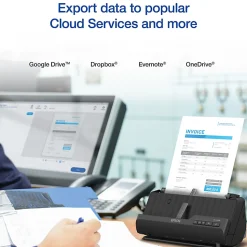 Epson WorkForce® Wireless Compact Desktop Document Scanner, ES-C320W