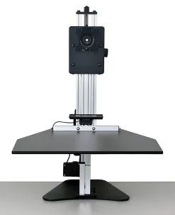 Ergo Desktop Electric Kangaroo Pro Stand, 27 1/2"H x 28"W x 28"D, Black, Standard Delivery