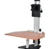 Ergo Desktop Electric Kangaroo Pro Stand, 27 1/2"H x 28"W x 28"D, Cherry, Standard Delivery