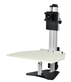 Ergo Desktop Electric Kangaroo Pro Stand, 27 1/2"H x 28"W x 28"D, Putty, Standard Delivery