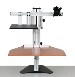 Ergo Desktop Hybrid Kangaroo MDF Desktop, Cherry, EDHKCHE5B
