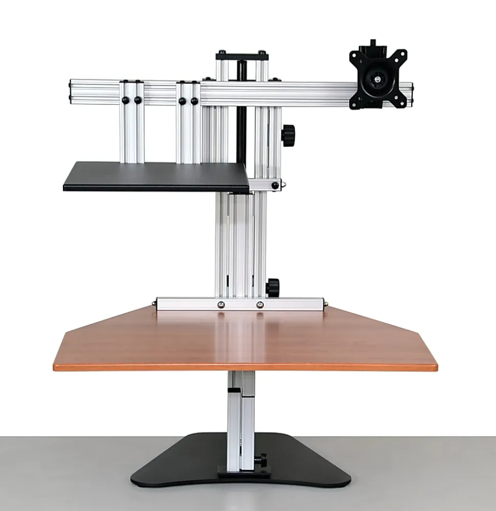 Ergo Desktop Hybrid Kangaroo MDF Desktop, Cherry, EDHKCHE5B